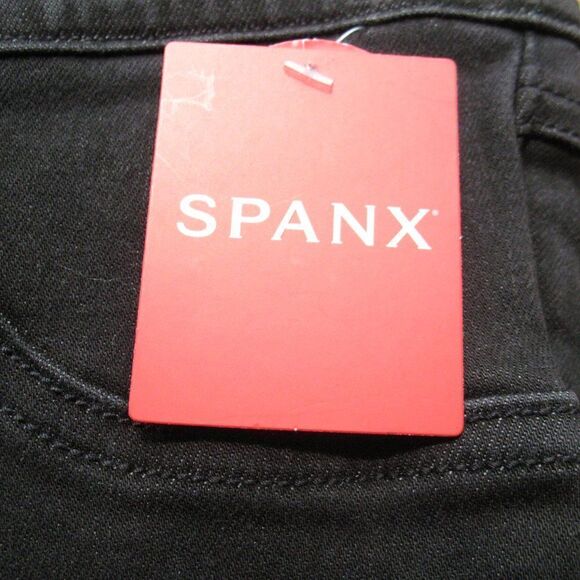 NWT Spanx  Vintage Distressed Ankle Skinny Jeans Black - Picture 9 of 9